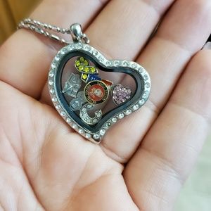 Customizable Charm locket (necklace)